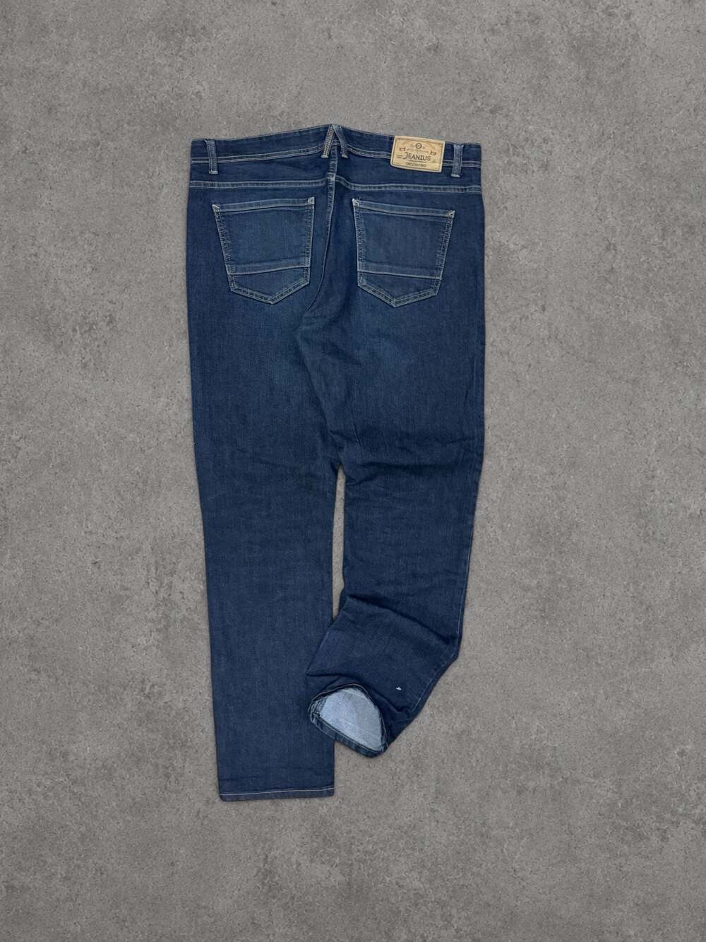 2000s Akademiks Jeanius Level Products Dark Wash Stretch Jeans